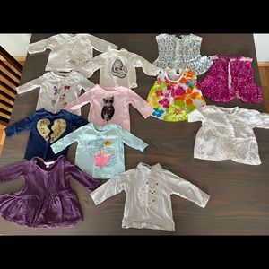 *SOLD* Bundle of Baby Girl’s Tops - 0-3mo/3mo
